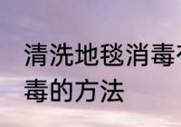 清洗地毯消毒有哪些方法 清洗地毯消毒的方法