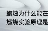 蜡烛为什么能在水中燃烧 蜡烛在水中燃烧实验原理是什么
