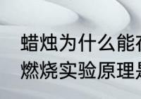 蜡烛为什么能在水中燃烧 蜡烛在水中燃烧实验原理是什么