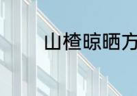 山楂晾晒方法 山楂怎么晾晒