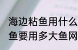 海边粘鱼用什么网最好 海边下粘网捕鱼要用多大鱼网