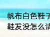帆布白色鞋子发霉了怎么办 白色帆布鞋发没怎么清洗